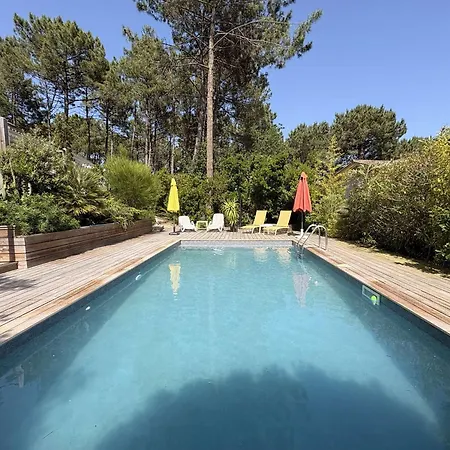 Superbe Avec Piscine Chauffee Entre Bassin Et Ocean - Fr-1-736-58 Villa Lège-Cap-Ferret